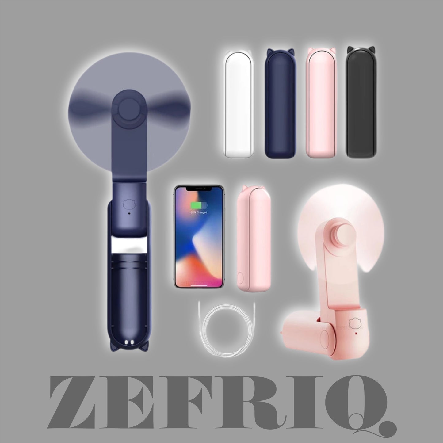 Zefriq β Portable Mini Fan With Power Bank